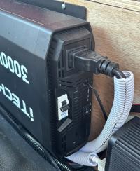 Photo by Mark From WA. Nov 2025 - CMS C-Series Inverter Output Cable - IEC C20 Male to C3.1 - Straight - 600mm