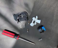 Photo by Geoff From QLD. Nov 2025 - Lock Mechanism Kit - Black - Suits Thetford Service Doors 3, 4 & 5