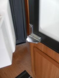 Photo by George From WA. Nov 2025 - Door Hinge Kit - Left-Hand - Black - Suits Dometic RM2350 / RM2355 Fridges