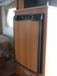 Photo by George From WA. Nov 2025 - Door Hinge Kit - Left-Hand - Black - Suits Dometic RM2350 / RM2355 Fridges