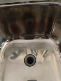 Photo by Peter From TAS. Nov 2025 - Straight Waste Outlet - Grey / 25mm Outlet - Suits 35mm Sink Holes