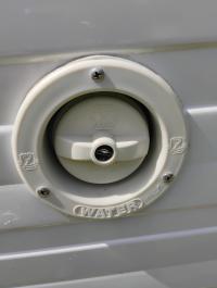 Photo by Peter From SA. Nov 2025 - Lockable Water Filler Cap & 2 Keys - White - Suits Hume Water Fillers