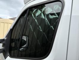 Photo by John From WA. Nov 2025 - Milenco Universal Internal Motorhome Thermal Blind Set - Windscreen / Side Windows - Silver