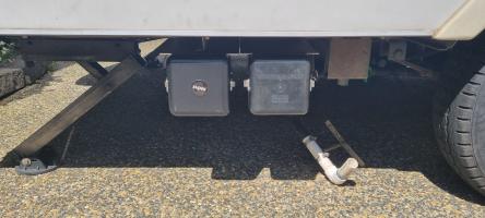 Photo by James From VIC. Nov 2025 - Supex Aluminium Square Pole Carrier - Black / 1500mm