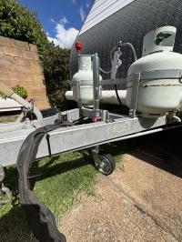 Photo by Mark. Nov 2025 - AL-KO Premium Extra-Height Jockey Wheel - 200mm Solid Wheel / 400kg Static Capacity - Clamp Not Included