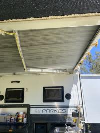 Photo by Peter From QLD. Dec 2025 - Fiamma F45s Wall-Mount Awning - 3.5m - Polar White Case / Royal Grey Fabric - 2.5m Projection