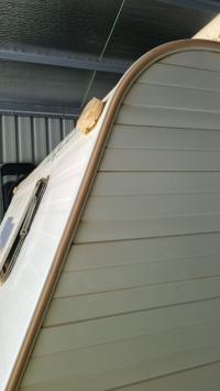 Photo by Matthew From QLD. Dec 2025 - Corner Insert Mould - Black / 18mm - Per Metre - Suits Jayco Extrusions