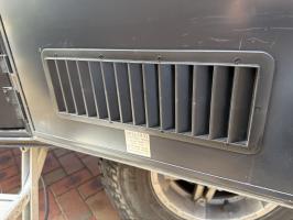 Photo by Tony From SA. Dec 2025 - Door Vent Grille - Black - Suits Milenco Columbia Doors