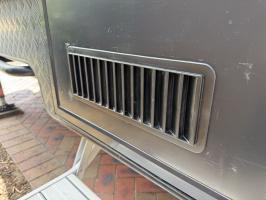 Photo by Tony From SA. Dec 2025 - Door Vent Grille - Black - Suits Milenco Columbia Doors