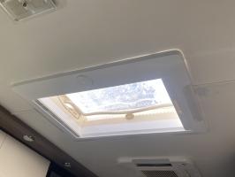Photo by Shane. Dec 2025 - Internal Frame with Blind, Flyscreen & LED - Suits Dometic Midi Heki FL Push-Bar Skylights
