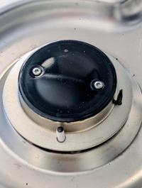 Photo by Sean From VIC. I did have to drill out the original screws to make the replacement.. Dec 2025 - Burner Cap Kit - 45mm, with Ignitor - Suits Dometic / Smev 401 / 402 / MO9923 Stoves
