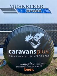 Photo by Brian From NSW. Dec 2025 - Fridge Full of Beer Spare Wheel Cover - 720mm Diameter x 235mm Deep - Suits Tyres up to 235/75 R15