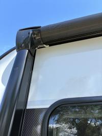 Photo by Alan From VIC. Dec 2025 - Metal Roof Rail Bracket - White - 75mm Hole Centres