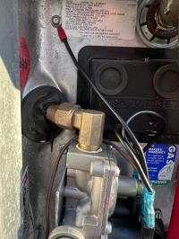 Photo by Richard From WA. Dec 2025 - Gas Supply Elbow - Direct Spark - Suits Suburban Tank Hot Water Systems