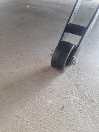Photo by Paul From NSW. Dec 2025 - Rear Stabiliser Leg Rubber Wheel - 3 inch