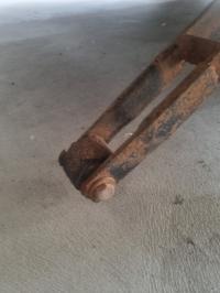 Photo by Paul From NSW. Dec 2025 - Rear Stabiliser Leg Rubber Wheel - 3 inch
