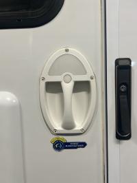 Photo by Craig From NSW. Dec 2025 - Coast Teardrop 12V LED Grab Handle - White / 205 x 130mm Cut-Out