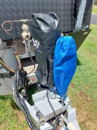 Photo by Jim From NSW. Dec 2025 - Black Jack Maxi 12V Electric Trailer Jack - 2000kg Lift / 450mm Stroke / 58mm Post