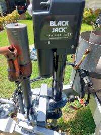 Photo by Jim From NSW. Dec 2025 - Black Jack Maxi 12V Electric Trailer Jack - 2000kg Lift / 450mm Stroke / 58mm Post