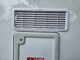 Photo by David From VIC. Dec 2025 - Lower Vent Insert - White - Suits Dometic AS1625 Fridge Vent Kits