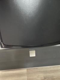 Photo by Bruce From TAS. Dec 2025 - Door Panel Trim Retainer - Top / Bottom, Black, 1 Only - Suits Thetford N3185 AU/NZ Fridges