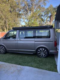 Photo by Duncan From QLD. Dec 2025 - Fiamma F45s Wall-Mount Awning - 2.6m - Deep Black Case / Royal Grey Fabric - 2m Projection