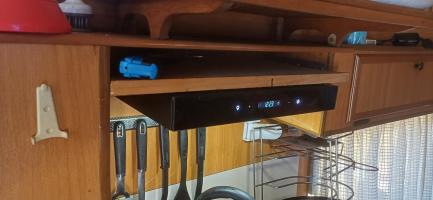 Photo by James From WA. Dec 2025 - Aussie Traveller 12V Surface-Mount Rangehood - 380mm Wide