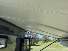 Photo by Bradley From QLD. Dec 2025 - Supex Acute Curved Awning Roof Rafter - 65-75mm Curve / 1.5-2.5m Extension - White