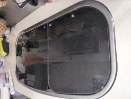 Photo by Simon From NSW. Dec 2025 - Glass Lid - Right-Hand Sink Side - Suits Cramer 3-Burner Combi Stoves