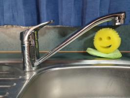 Photo by Keith From SA. Jan 2026 - AustWorld Whitehall Sink Mixer Tap - 225mm Swivel Reach / Lead-Free Brass / Chrome