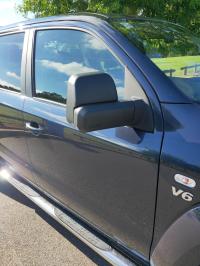 Photo by Malcolm From ACT. Jan 2026 - MSA 4X4 Towing Mirrors - Black, Electric, Heated, Radio Antenna - Suits Volkswagen Amarok 2009–03/2023 Vehicles