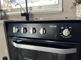 Photo by Kelly From ACT. Jan 2026 - Thetford Straight Control Knob Set - 3 Piece - Matt Nickel