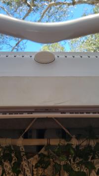 Photo by Tania From QLD. Jan 2026 - Locking Push Button - Off-White - Suits Dometic Midi Heki Skylights
