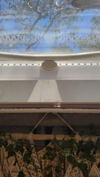 Photo by Tania From QLD. Jan 2026 - Locking Push Button - Off-White - Suits Dometic Midi Heki Skylights