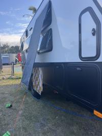 Photo by Mark From NSW. Jan 2026 - Coast Fridge Vent Shade Screen - Includes White Sail Track