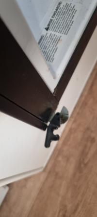 Photo by Nathan From VIC. Jan 2026 - Thetford 3-Way Fridge Bottom Door Latch