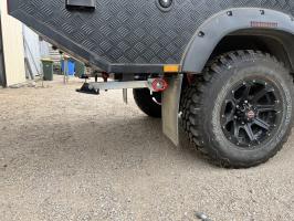 Photo by Garry From NSW. Jan 2026 - AL-KO Drop-Down Stabiliser Leg - Zinc / 740mm