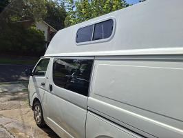 Photo by Ladislav From QLD. Jan 2026 - Aussie Traveller Slimline Sliding Window with Flyscreen - White Frame - 300mm H x 900mm W