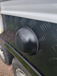 Photo by Russell From NSW. Feb 2026 - RV Media Waterproof Surface-Mount Speakers - 6.5 inch - 100W - Tweeters, IP65 - Black - Pair