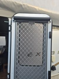 Photo by Colin From QLD. Feb 2026 - Aussie Traveller Door Blind - Dark Grey