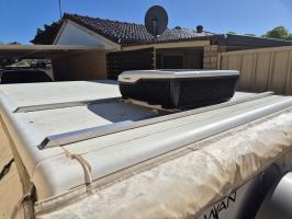 Photo by Luke From WA. Feb 2026 - Aluminium Rooftop Air Conditioner H-Frame - Suits 400mm Opening