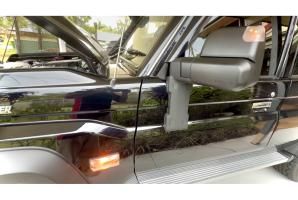 Photo by Allan From QLD. Feb 2026 - MSA 4X4 Towing Mirrors - Black, Plug-and-Play Electric - Suits Toyota LandCruiser 76 / 78 Series from Sep 2023, Excluding Workmate