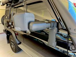 Photo by Allan From QLD. Feb 2026 - MSA 4X4 Towing Mirrors - Black, Plug-and-Play Electric - Suits Toyota LandCruiser 76 / 78 Series from Sep 2023, Excluding Workmate