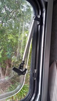 Photo by Michael From NSW. Feb 2026 - Window Strut Pair - 200mm Closed - Suits 351-550mm High EuroVision & EuroVision2 Windows