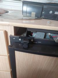 Photo by Jenn From VIC. Feb 2026 - Door Catch - Black - Suits Dometic RM2350 Fridges