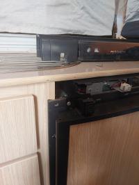 Photo by Jenn From VIC. Feb 2026 - Door Catch - Black - Suits Dometic RM2350 Fridges
