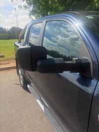 Photo by Malcolm From ACT. Feb 2026 - MSA 4X4 Towing Mirrors - Black, Electric, Heated, Radio Antenna - Suits Volkswagen Amarok 2009–03/2023 Vehicles