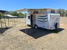 Photo by Luke From VIC. Feb 2026 - Fiamma CaravanStore XL Bag Awning - 3.6m / 2.5m Projection - Royal Grey