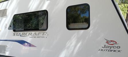 Photo by Sean From WA. Feb 2026 - Tinted Replacement Window Blade - Suits 1300mm W x 510mm H Dometic Seitz S7P Windows