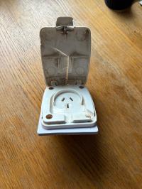Photo by Paul From SA. Feb 2026 - Clipsal Power Inlet Replacement Flap - Suits Pre-2006 15A Models